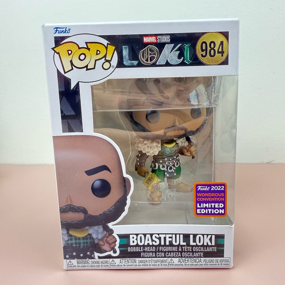 Funko Pop Boastful Loki Funko 2022 Limited Edition 294 Bobblehead